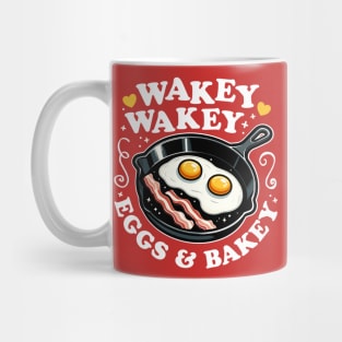 Wakey Wakey Eggs & Bakey Cute Breakfast Mug